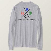 t-shirt met lange hoes
