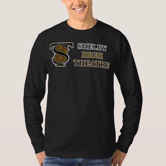 T-SHIRT met lange hoes voor SHS-theater (Voorkant)