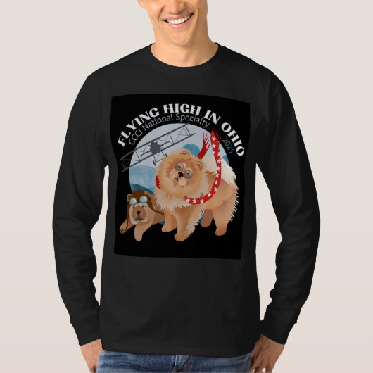 T-shirt met lange mouwen - Donkere kleur (Voorkant)