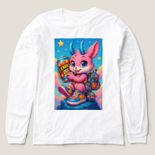 T-shirt met lange mouwen – EKNAKHON Boost Bunny me