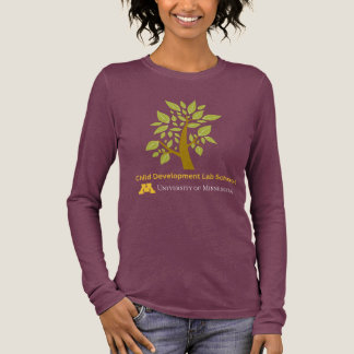 T-shirt met lange mouwen en Maroon CDLS-logo