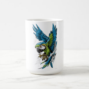 T-shirt met lange mouwen en wilde spirit ara koffiemok
