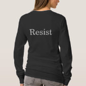 T-shirt met lange mouwen, niet-transparante kunst (Achterkant)