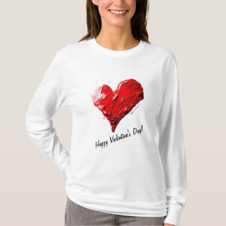 T-shirt met lange mouwen Valentijnsdag