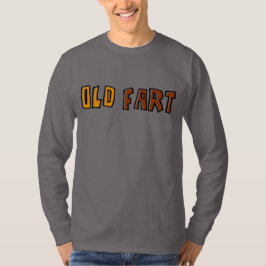 T-shirt met lange mouwen voor mannen met 'Oude Mop