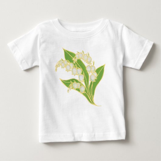 T-shirt met lange Sleeves: Lily van de vallei (Voorkant)