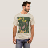 T-shirt met liefde voor de natuur (Voorkant volledig)