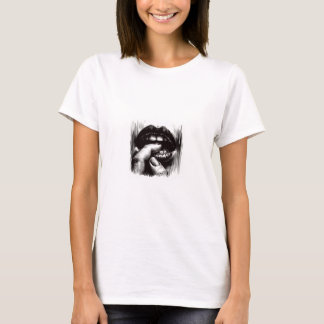 T-shirt met lippen 💋 voor vrouwen