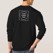 T-shirt met logo op voor- en achterkant voor perso (Achterkant)