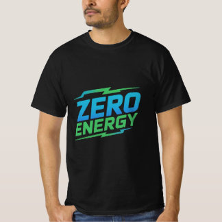 T-Shirt met Logo van Nep-drankje met Nul Energie