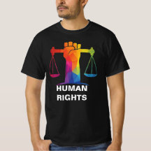 T-shirt met Mensenrechten gay Pride LGBTQIA+ Wet W