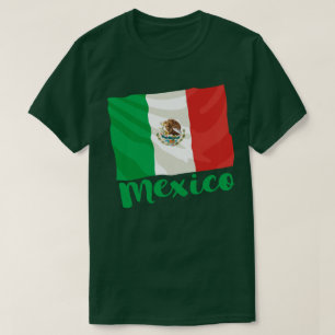 T-shirt met Mexicaanse vlag