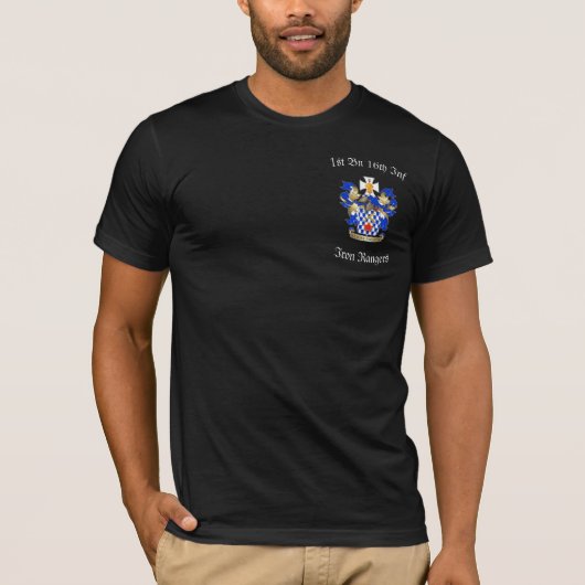 T-shirt met militaire rustplaats (Voorkant)