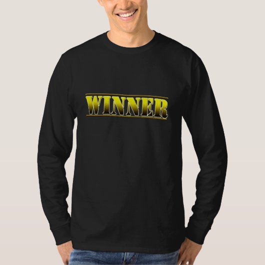 T-Shirt met MODERN-UNIEK-ONTWERP-WINNAAR (Voorkant)
