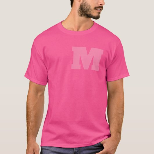 T-shirt met monogram "m" (Voorkant)