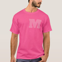 T-shirt met monogram "m"