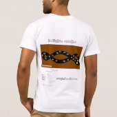 T-shirt met müngindi-handelskaarten (Achterkant)