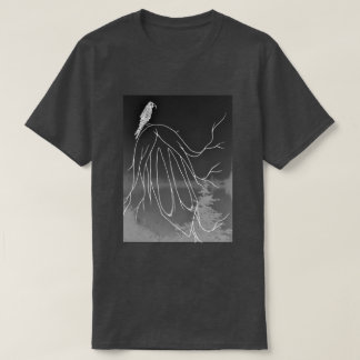 T-shirt met nevelige bossen (unisex)