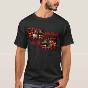 T-Shirt met ocelotylvoeding