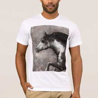 T-shirt met ongebreidelde overdruk.