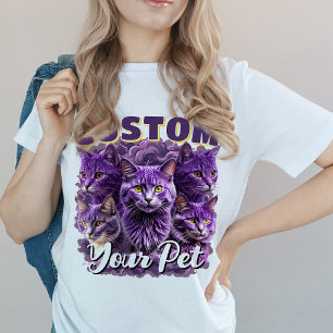 T-shirt met op maat gemaakte huisdierfoto – Gepers