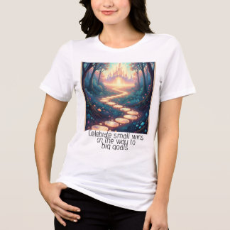 T-shirt met op maat gemaakte motivatiequote