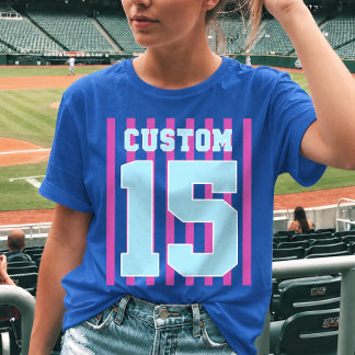 T-Shirt met op maat gemaakte sport jersey