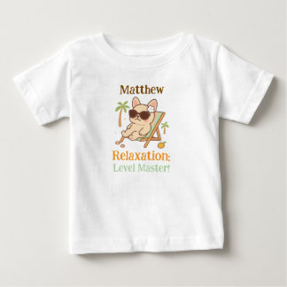 T-shirt met opdruk Relaxte Hond