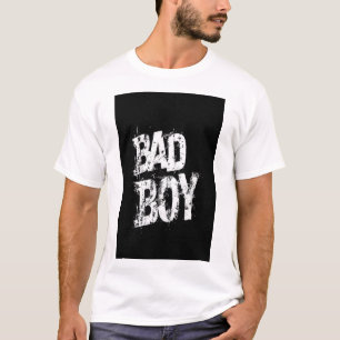 T-SHIRT MET OPDRUK VAN DE TEKST BAD BOY