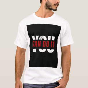 T-SHIRT MET OPDRUK VAN 'JE KAN HET'