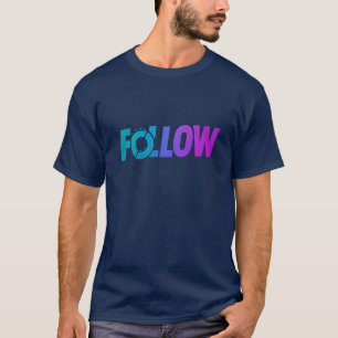 T-shirt met opvallende 'VOLG' typografie – Levendi