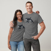 T-shirt met orka (Unisex)