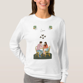 T-shirt met paar