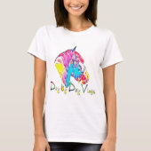 T-shirt met paard voor vrouwen (Voorkant)