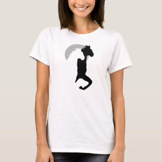 T-shirt met paarden die samen rennen