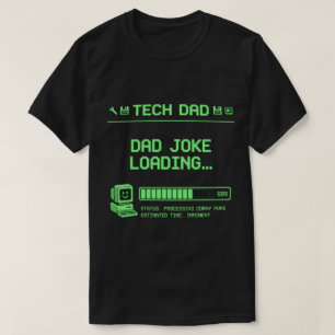 T-shirt met papa-grap loading voor tech-vaders, ee