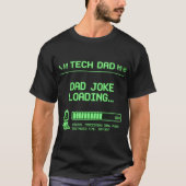 T-shirt met papa-grap loading voor tech-vaders, ee (Voorkant)