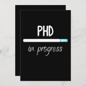 T-shirt met phd loading kaart (Voorkant / Achterkant)