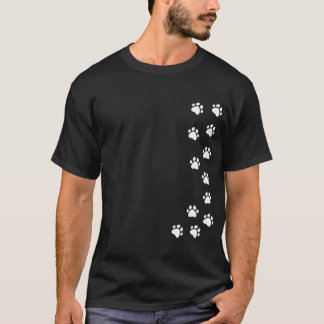 T-shirt met pootafdruk - sjabloon