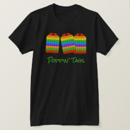 T-shirt met Poppin' Tags