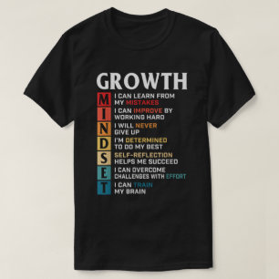 T-shirt met positieve motivatie en groeimindset ci