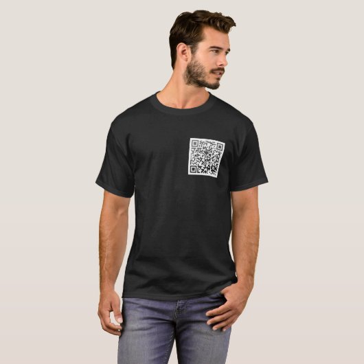 T - Shirt met Qr-code (Voorkant volledig)