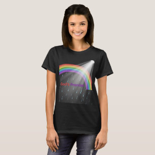 T-shirt met regenboog en belofte van God