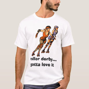 T-shirt met rolmeisje-blokker