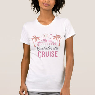 T-shirt met roze glitters voor vrijgezellenfeest o