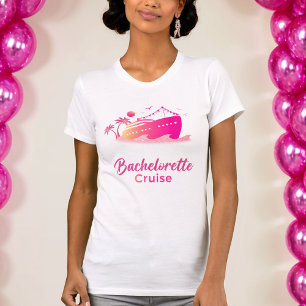 T-shirt met roze glitters voor vrijgezellenfeest o