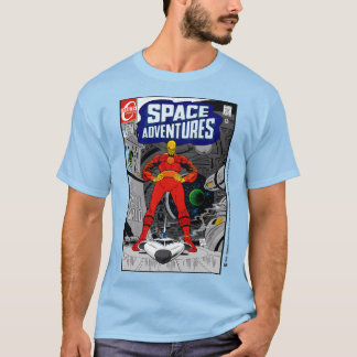 T-shirt met ruimteavonturen uit de jaren 60