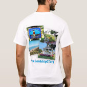 T-shirt met schouder LIA Lighthouse Logo (Achterkant)
