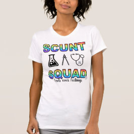 T-shirt met scunt Squad