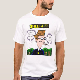 T-shirt met Shelf Life